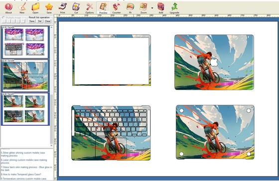 Notebook Decal Laptop Skin Making Machine 3m Vinyl Macbook Protective Sticker Software