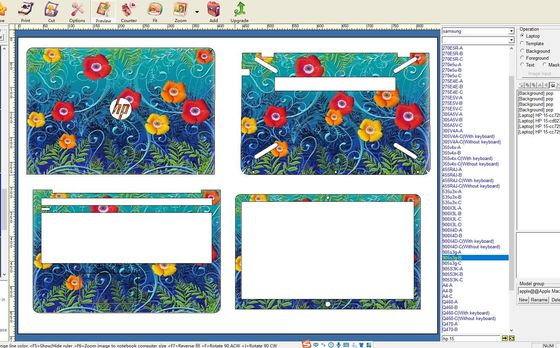 Maszyna do produkcji skinów na laptopy przeznaczona do użytku osobistego i profesjonalnego z kompleksowym pakietem materiałów i wsparciem oprogramowania