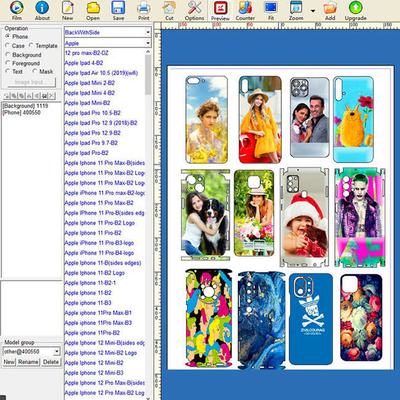 Daqin Custom Skin Software Ploter tnący do naklejek do mobilnej wycinarki do skórek Making Business