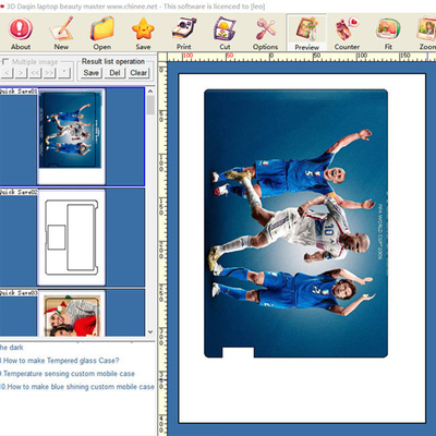 Smart DAQIN Laptop Skin Sticker Cutting Machine z oprogramowaniem do projektowania