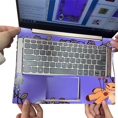 Dostosowana maszyna do cięcia skóry OEM laptopa Odnowiony projekt naklejki na skórki laptopa