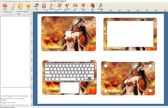 Abs Daqin Maszyna do produkcji skórek do laptopów o grubości 0,1-1,5 mm