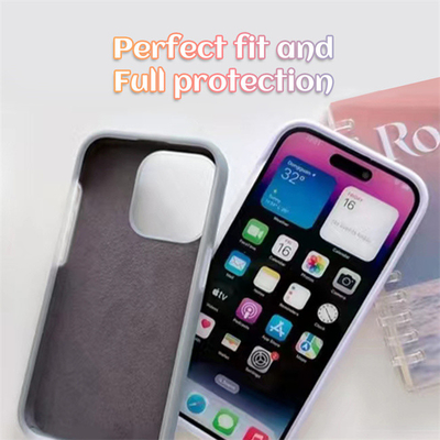Mobilna, odporna na wstrząsy tylna obudowa telefonu komórkowego Jelly Liquid Silicone Case dla Iphone 14 / 14PRO / 14 PRO MAX / 13 / 13PRO