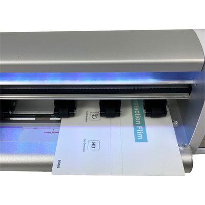 3D telefon komórkowy z tyłu naklejka z włókna węglowego skóra PVC ochrona pleców Hydrogel Film Cutting Plotter Machine