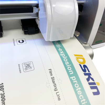 3D telefon komórkowy z tyłu naklejka z włókna węglowego skóra PVC ochrona pleców Hydrogel Film Cutting Plotter Machine