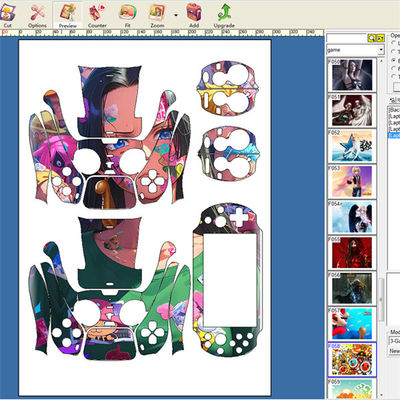 Maszyna do tworzenia skóry laptopa z szablonami laptopa i bez ograniczeń cięcia obsługująca kreatywne wzory skóry laptopa