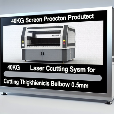 40KG System laserowego cięcia folii ochronnych do cięcia delikatnych materiałów o grubości poniżej 0,5 mm