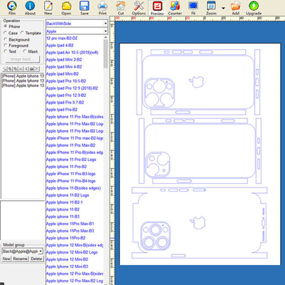 Daqin Custom Skin Software Ploter tnący do naklejek do mobilnej wycinarki do skórek Making Business